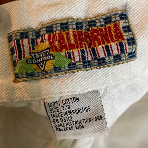 Vintage Kalifornia Speed Control White Jeans - Picture 3 of 5